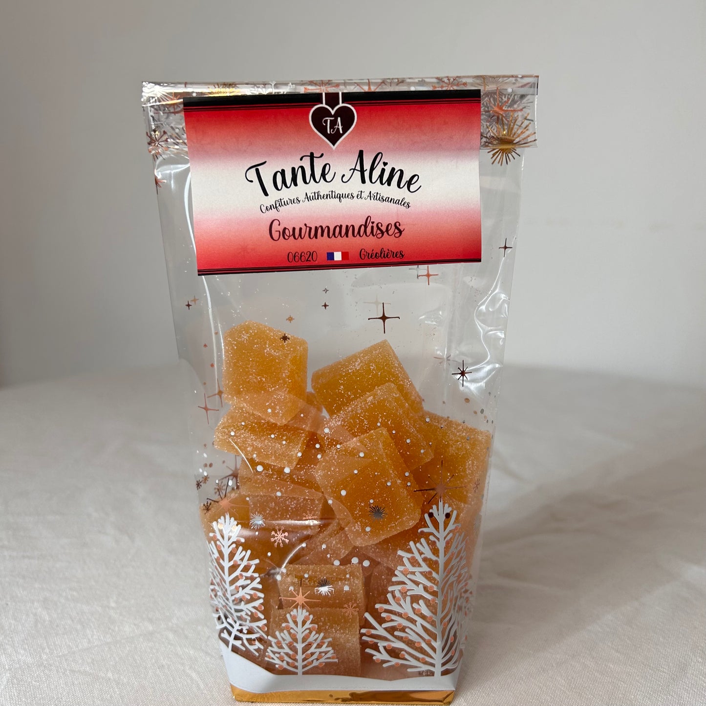 Pâtes de fruits saveurs mélangées 120g